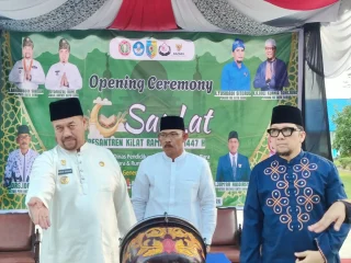 Kapolsek Lima Puluh Hadiri Opening Ceremony Pesantren Kilat Ramadhan di SMP N 1 Datuk Lima Puluh