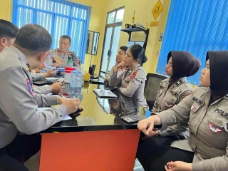 Sat Lantas Polres Batu Bara Gelar Anev, Persiapan Ops Ketupat Toba 2026 Digenjot   