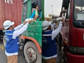 Berbagi Kebahagiaan di Bulan Ramadhan, Setiap Hari TPS Bagikan Takjil kepada Pengemudi Truk dan Mitra Kerja 